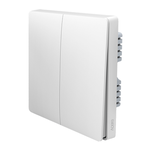Smart wall switch (with neutral, double rocker)