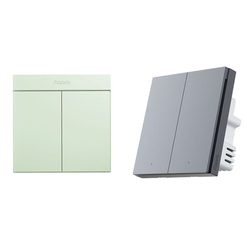 Smart wall switch H1M / H1 Pro (with neutral, double rocker)