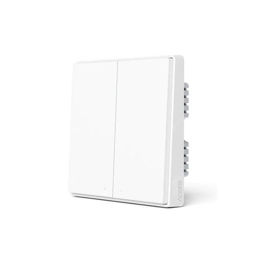 Smart wall switch D1 (no neutral, double rocker)