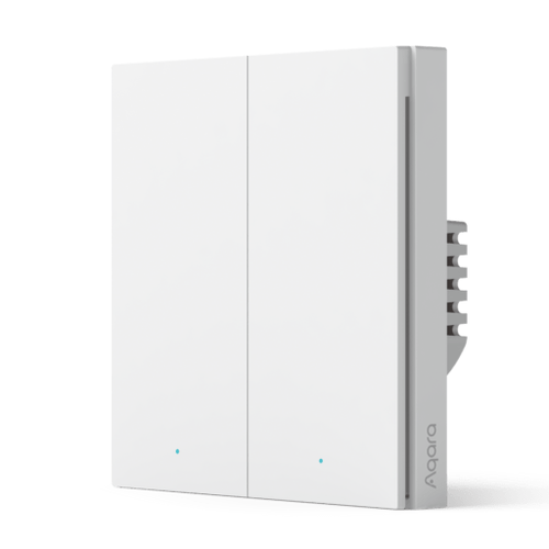 Smart wall switch H1 EU (no neutral, double rocker)