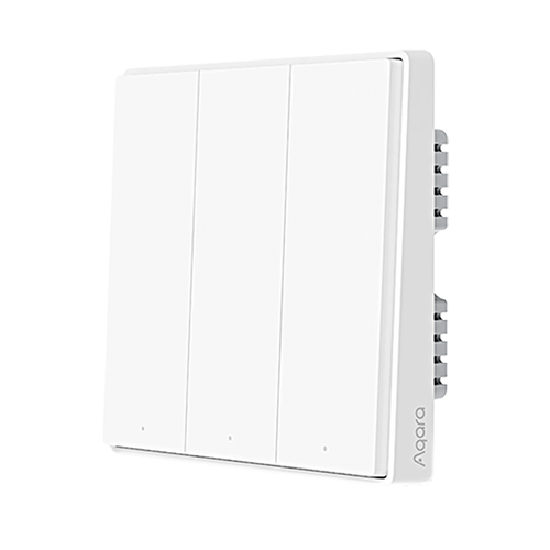 Smart wall switch D1 (with neutral, triple rocker)