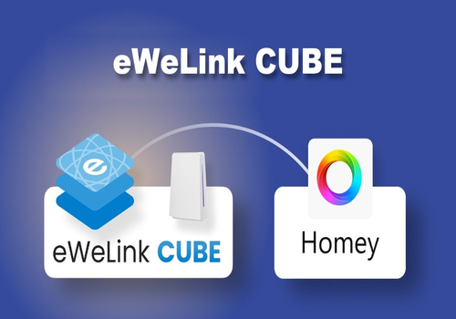 Local integration for eWeLink CUBE OS (iHost, Proxmox) – connects Zigbee devices directly to Homey via LAN.