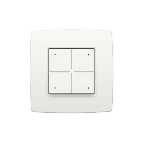 Comfort sensor fourfold button