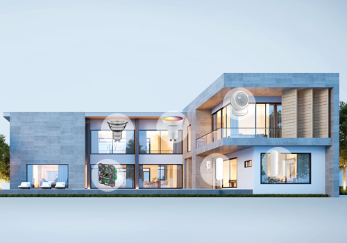 Home solution control via HOFTRONIC.