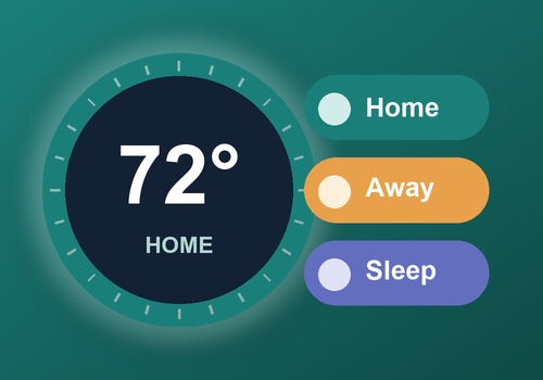 Switch your ecobee between Home, Away, and Sleep — right from Homey.