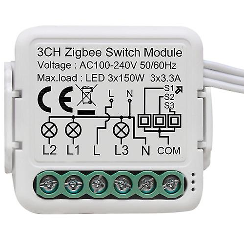 Wall Switch 4-Gang 1-Way (BSEED)
