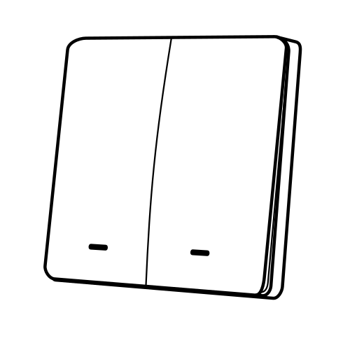 2-Buttons Wireless Controller