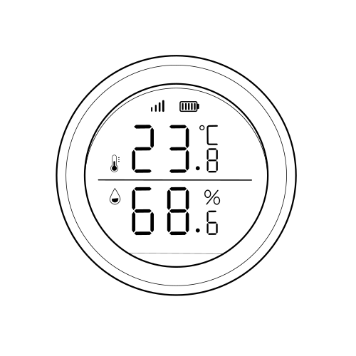 LCD Temperature & Humidity Sensor