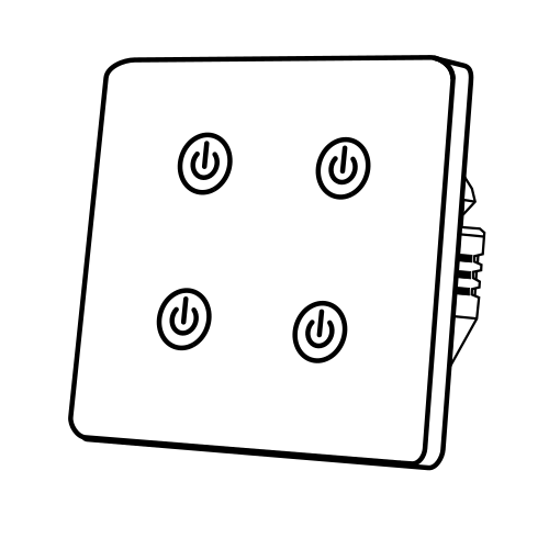 4-Gang Smart Switch
