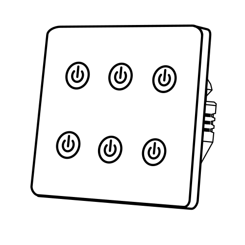 Wall Switch 8-Gang