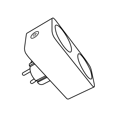 Prise Connectée 2 Gangs