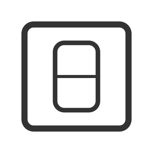 Interrupteur mural 1 bouton