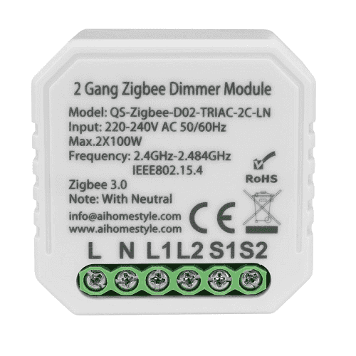 2 Gang Dimmer Module
