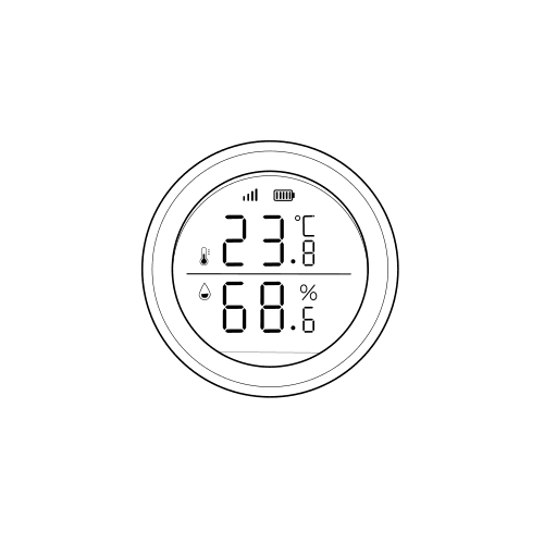 LCD Temperature & Humidity Sensor