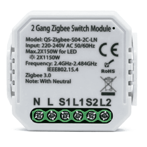 2 Gang Switch Module