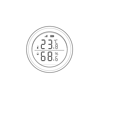 LCD Temperature & Humidity Sensor