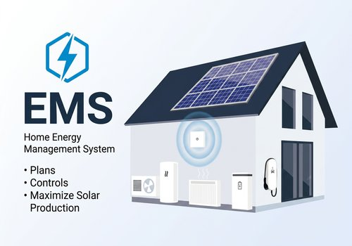 Slim EMS voor zonnepanelen, batterij, laadpaal en warmtepompen