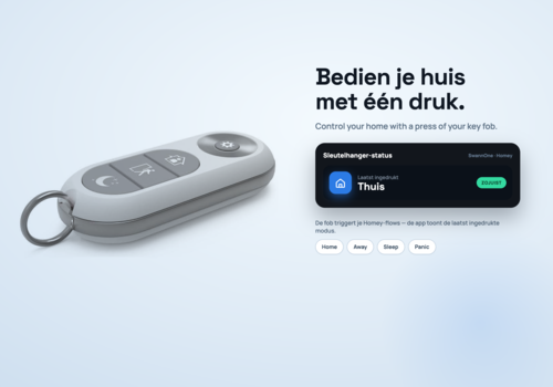 Control your home with a press of your key fob.