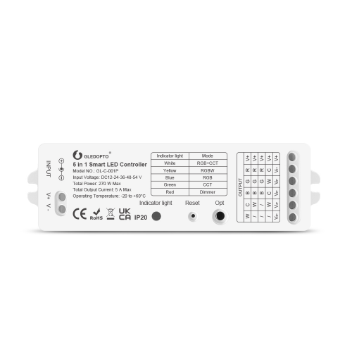 5in1 Controller RGBW Mode