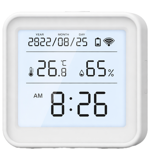 Tuya Temperature & Humidity Sensor with Clock