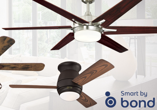 Keep your home cool with Smart By Bond ceiling fans.