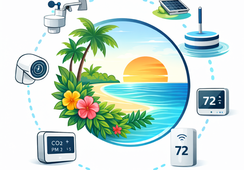 Monitor your plants' soil moisture, temperature, and humidity with Hobeian Zigbee sensors.