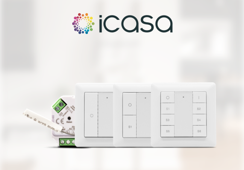 At iCasa we develop intuitive smart home products with which every Zigbee environment can be supplemented and expanded. Apart from the fact that the smart iCasa products complete existing Zigbee systems, they integrate almost invisibly into the home; The interior and design are therefore not affected by these upgrades. The Zigbee products from iCasa are compatible with the latest Zigbee 3.0 standard.