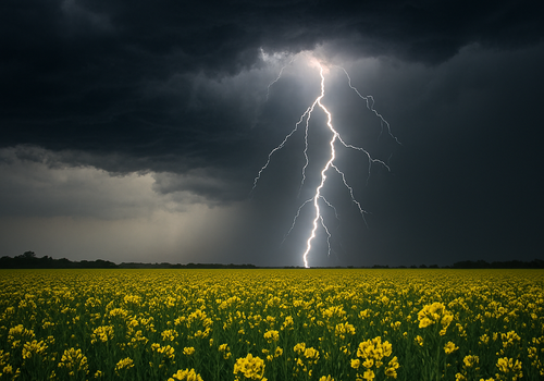 Real-time lightning detection powered by the Blitzortung network