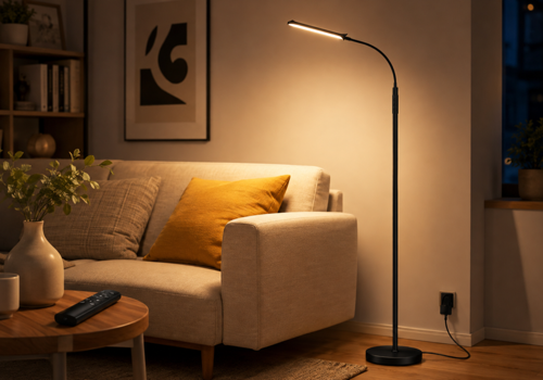 Local 433 MHz control for generic FLL floor lamps.