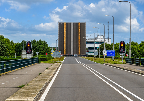 Know when a bridge may interrupt your route.