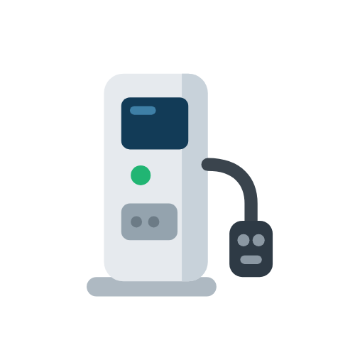 Tracked charging station