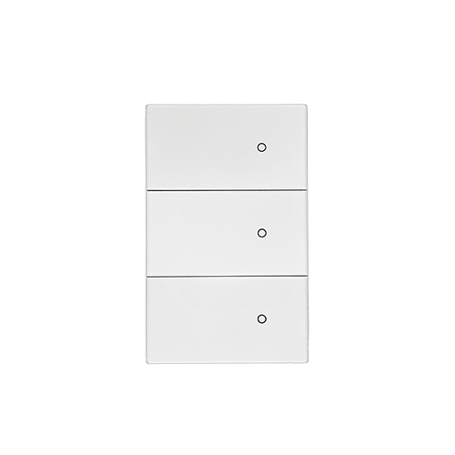 3-Gang full button light switch