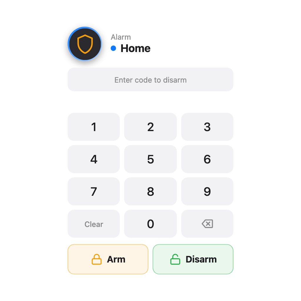 Alarm Keypad