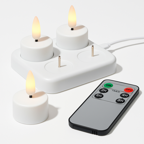 HEMA rechargeable LED tealights