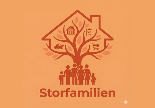 Let your smart home react to what happens in the Storfamilien family app, and let Homey flows update the app back.