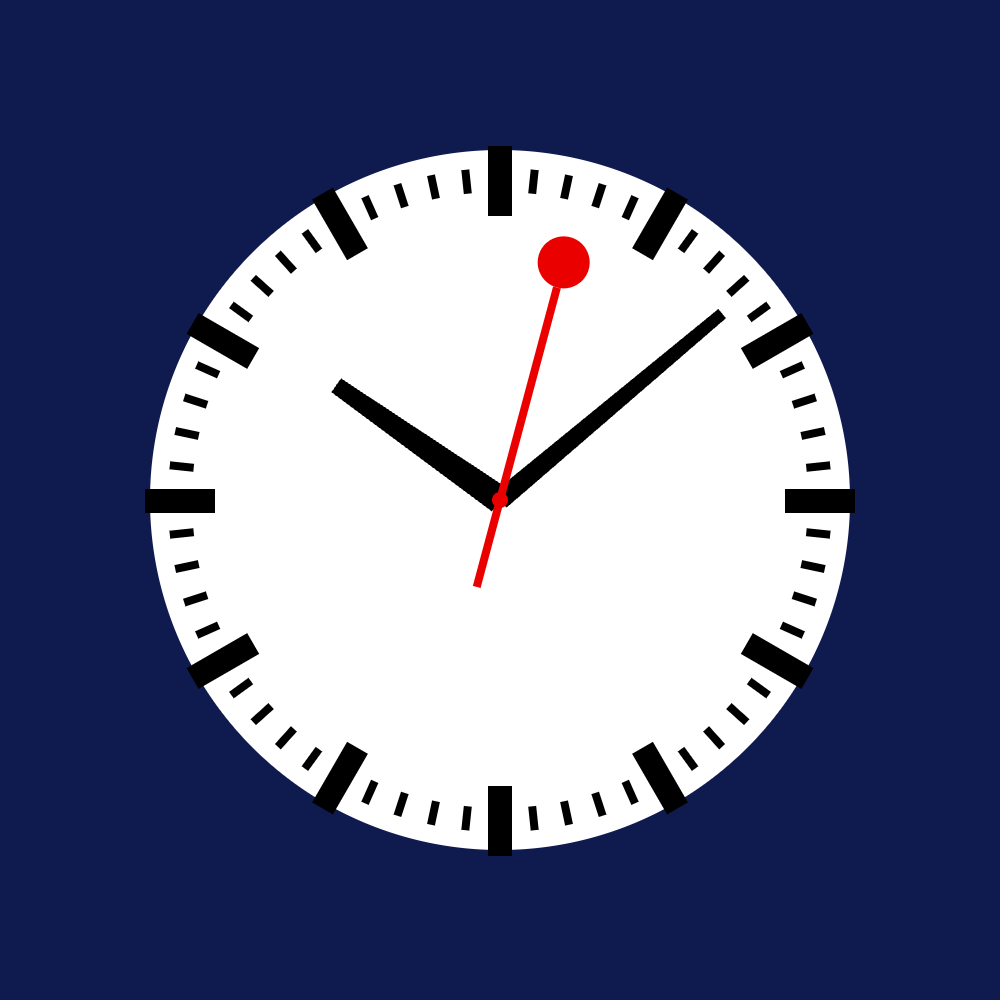 Swiss Station Clock