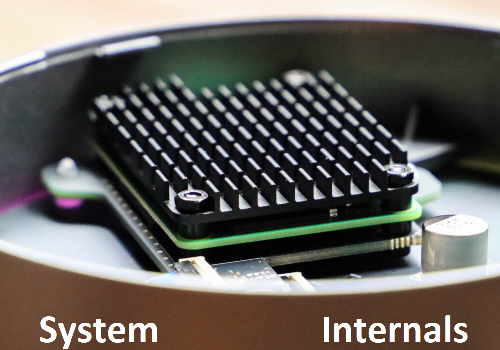 Shows Homey’s System Internals