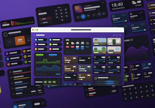 Des widgets personnalisés et des tableaux de bord dans votre navigateur