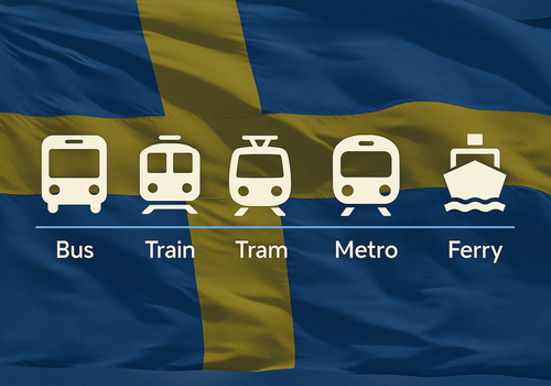Real-time departures and arrivals for Swedish public transport — bus, train, tram, metro and ferry. Powered by Trafiklab.se.