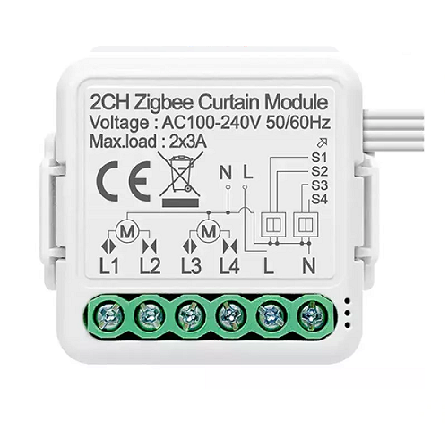 2 Gang Curtain Module