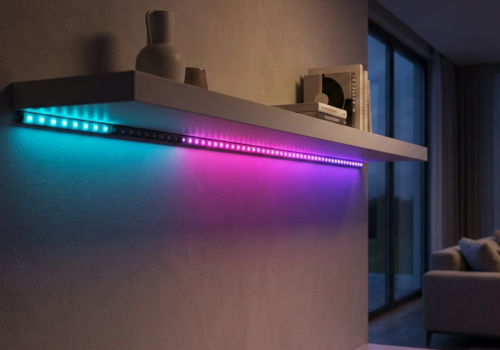 Sliding on/off animations for WLED LED strips.