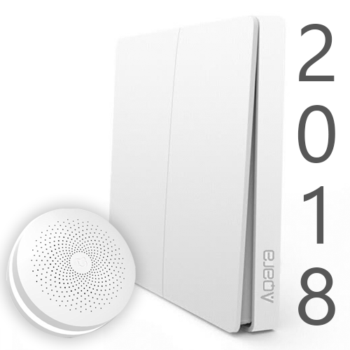 Aqara Wireless Wall Double Switch gen2 (Gateway)