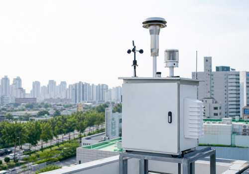 Monitor outdoor air quality from AirKorea.