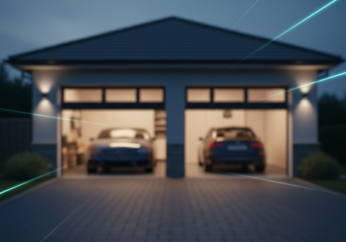 Securely control and monitor your garage door from anywhere.