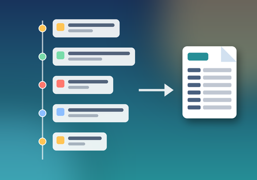 Keep your timeline history safe in a file