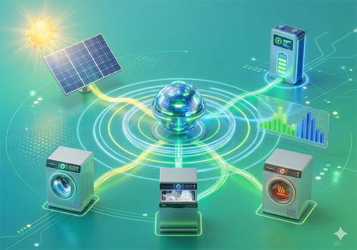 Profile appliance consumption, forecast solar production, and schedule the cheapest run times