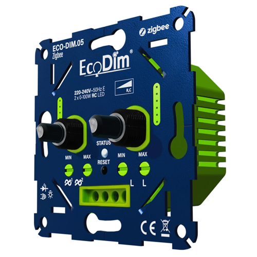 ECO-DIM.05 duo dimmer (Zigbee) - Left