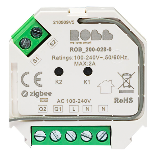 Rolluikschakelaar (Zigbee)