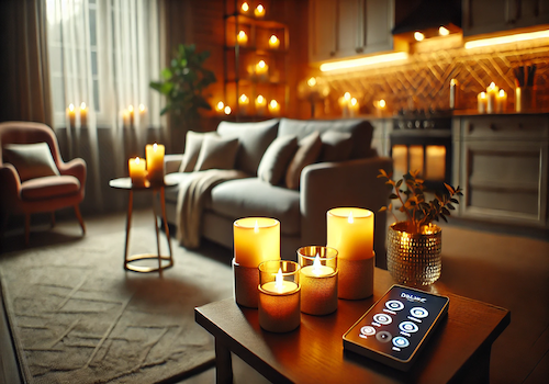 Your ambiance, your control! 🕯️📲