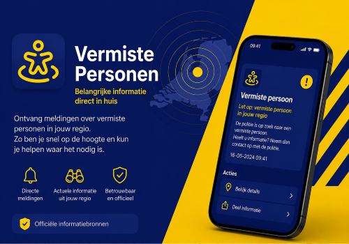 Receive realtime messages of missing persons in Homey.